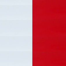 Горизонтальные жалюзи 25 мм алюминиевые цвет красный/белый 475/900