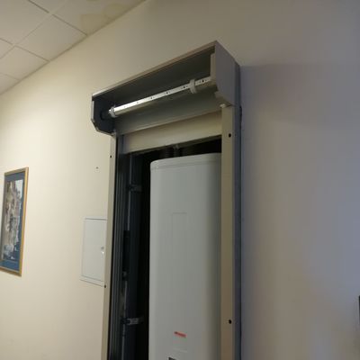 Вскрытие короба и осмотр роллет