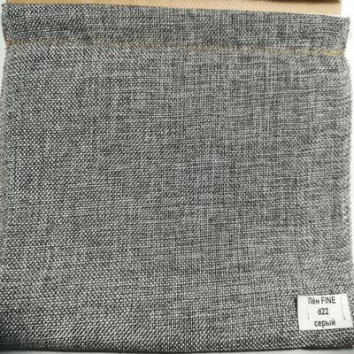 Шторы римские Лен FINE серый d22