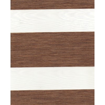 Ролеты тканевые Олимпос зебра цвет коричневый 2067